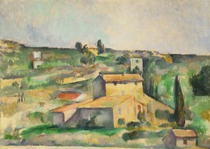 Mezők Bellevue -ban alkotó: Paul Cézanne